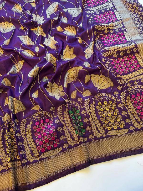 Akshara pure soft russian silk Mumbai wholesale saree market online