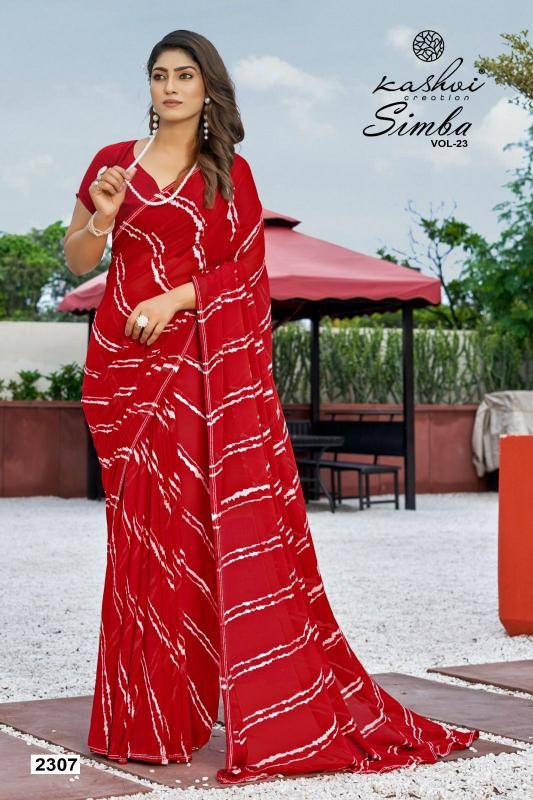 Kashvi creation simba vol 23 Ladies saree wholesale market in Mumbai