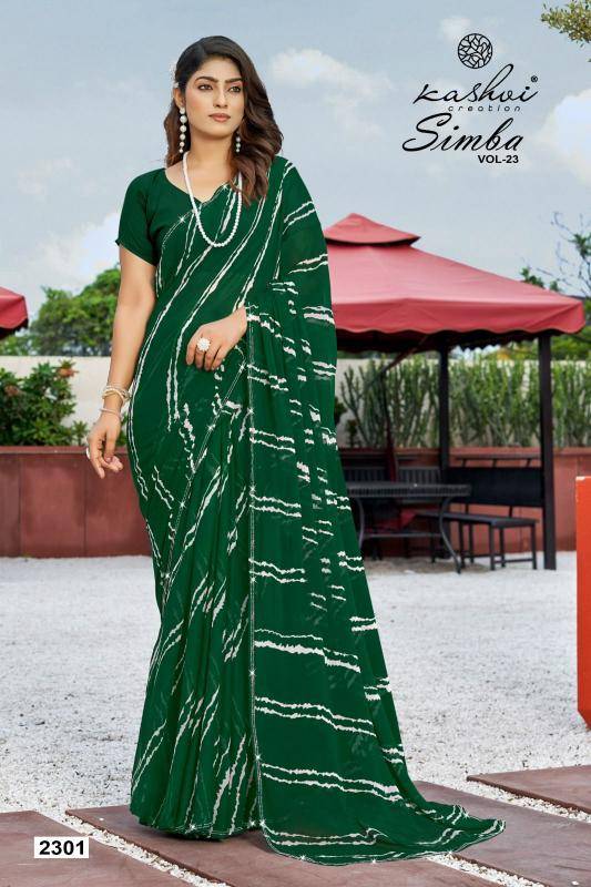 Kashvi creation simba vol 23 Ladies saree wholesale market in Mumbai