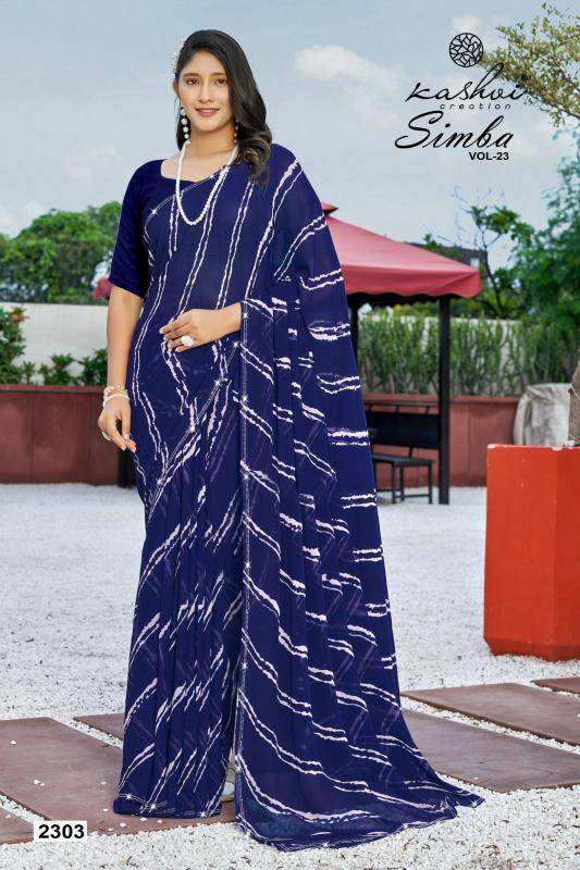 Kashvi creation simba vol 23 Ladies saree wholesale market in Mumbai