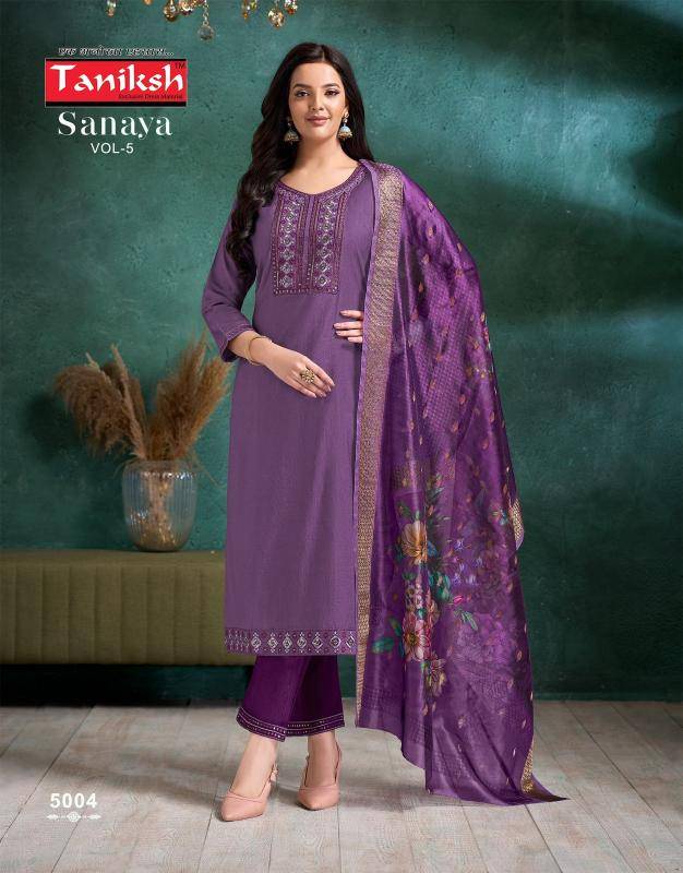 Taniksh sanaya vol 5 Kurti sets wholesale Mumbai