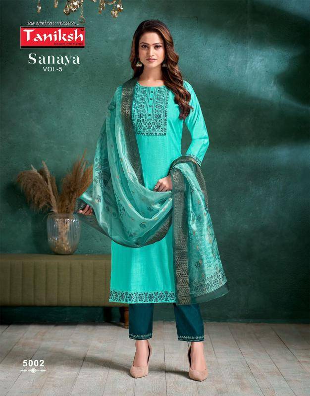 Taniksh sanaya vol 5 Kurti sets wholesale Mumbai