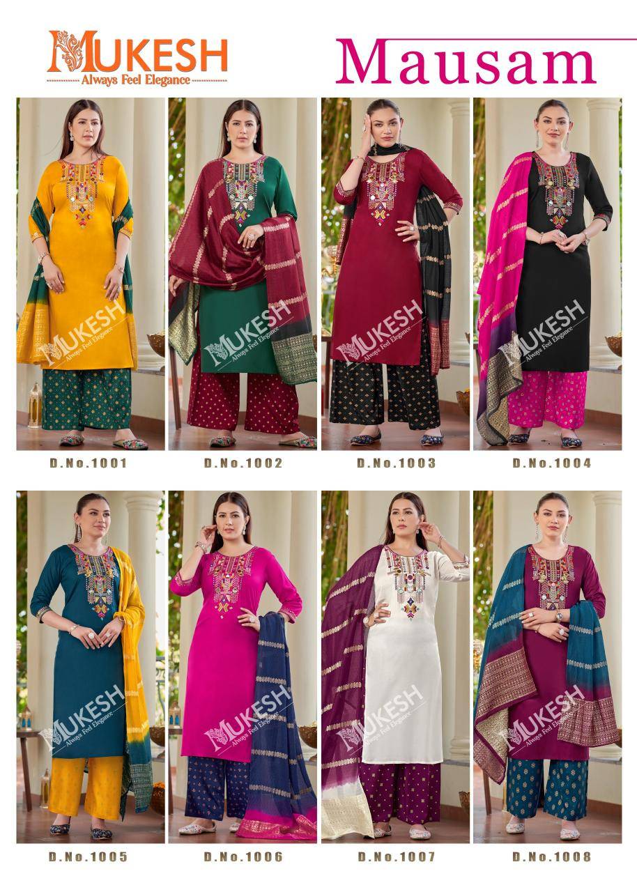 Mukesh mausam Rayon kurtis wholesale