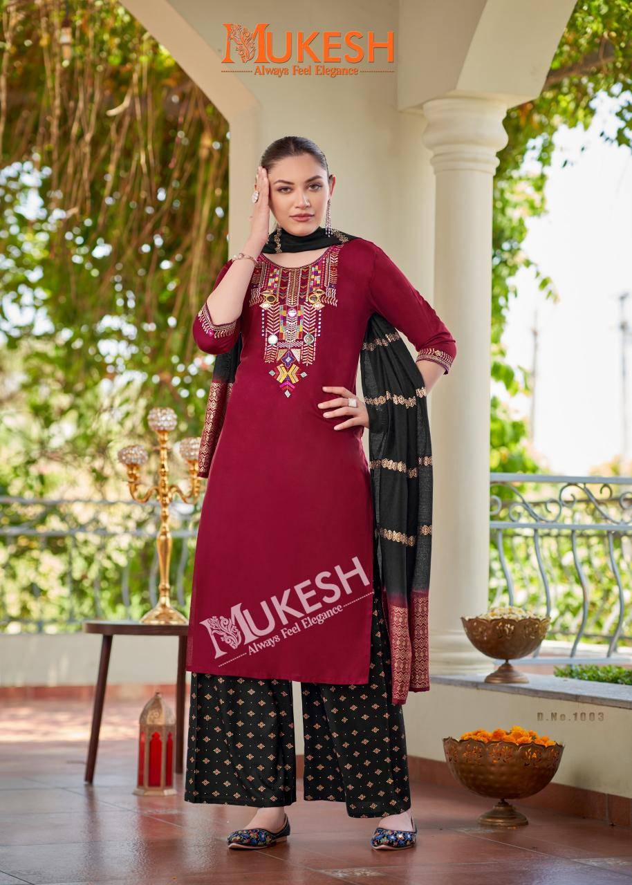 Mukesh mausam Rayon kurtis wholesale