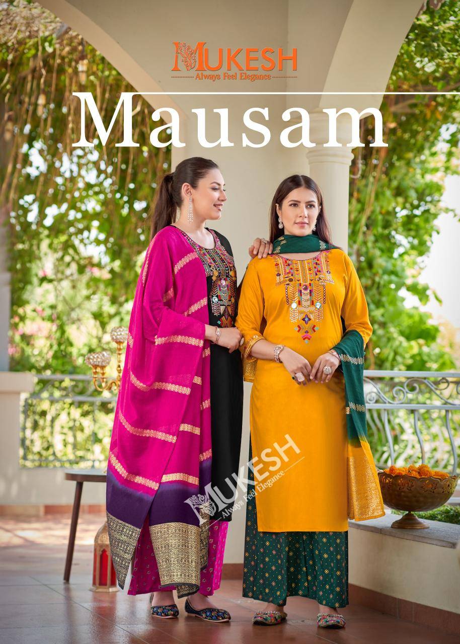 Mukesh mausam Rayon kurtis wholesale