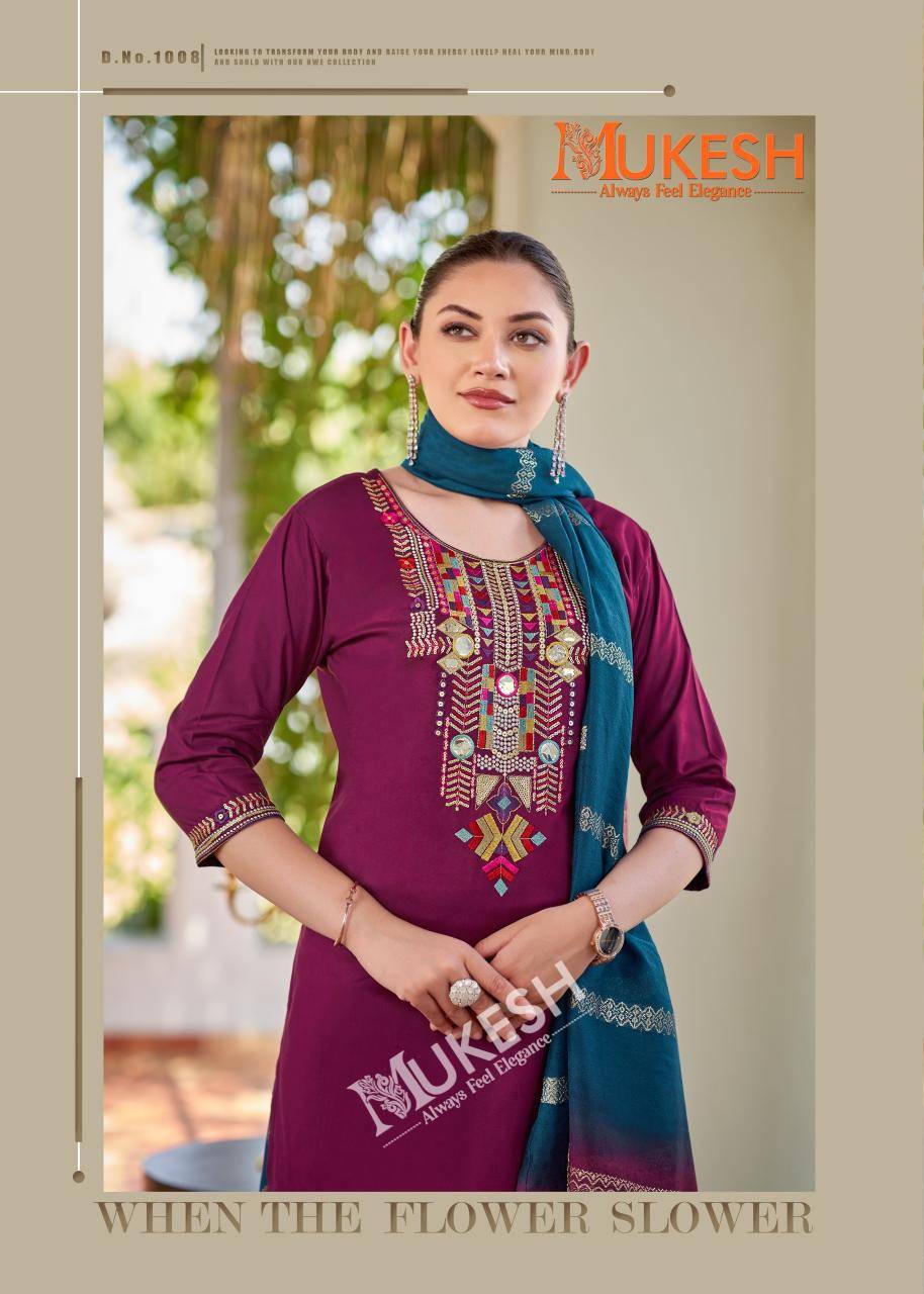 Mukesh mausam Rayon kurtis wholesale