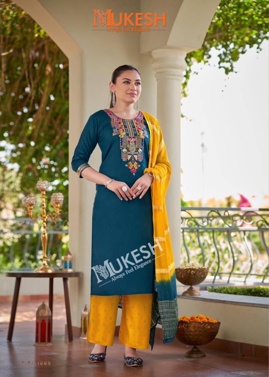 Mukesh mausam Rayon kurtis wholesale