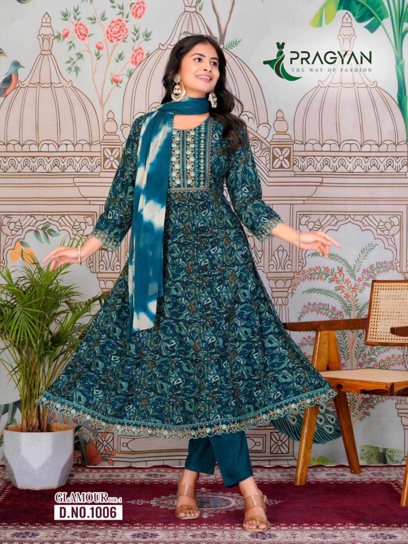 Pragyan glamour vol 1 Surat wholesale kurtis market