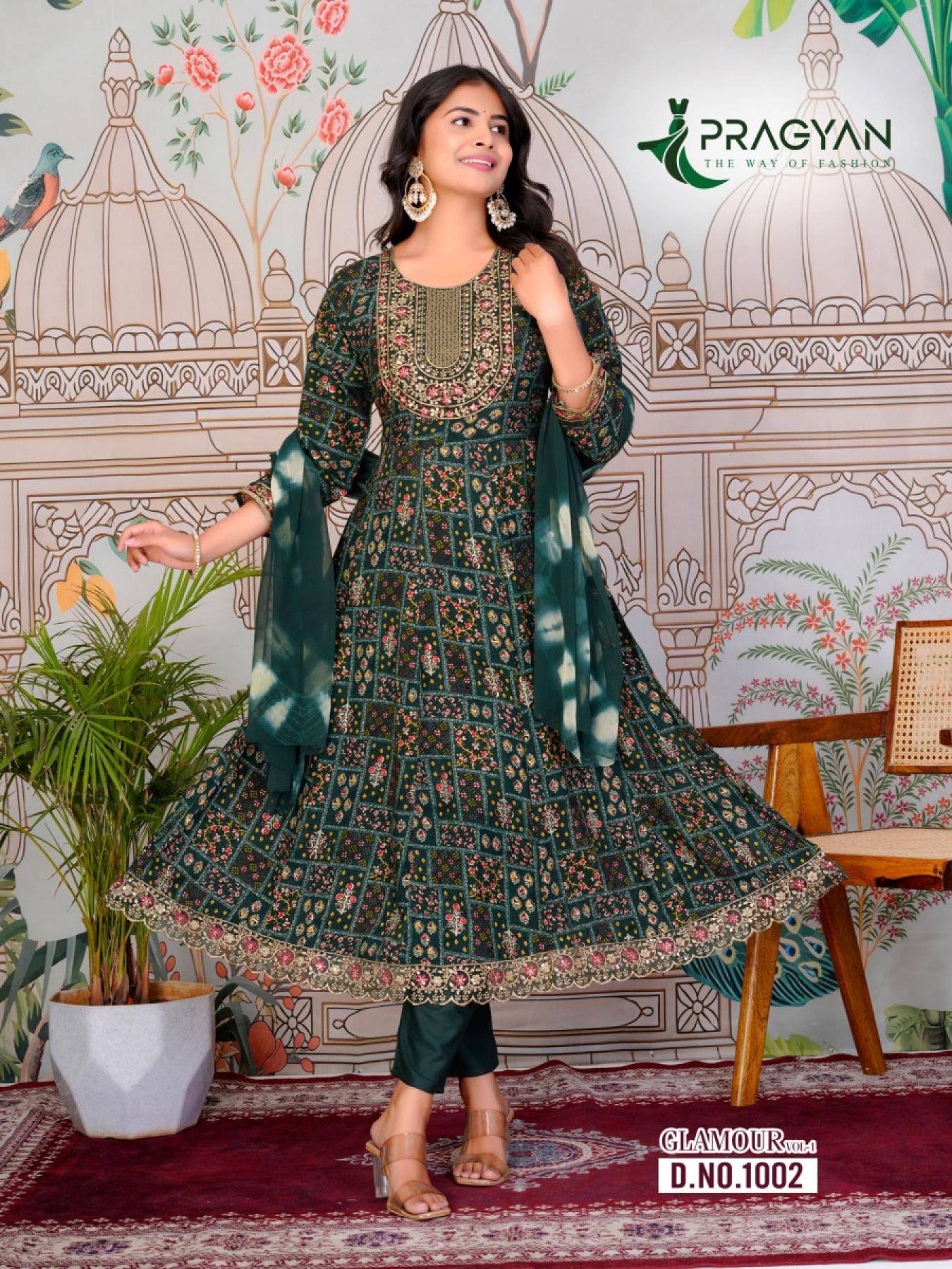 Pragyan glamour vol 1 Surat wholesale kurtis market