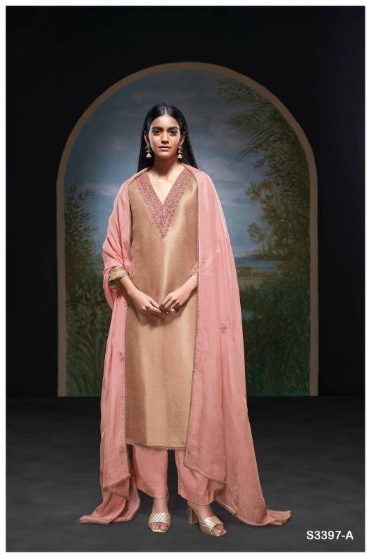 Ganga siyani 3397 Wholesale dress material market in Delhi