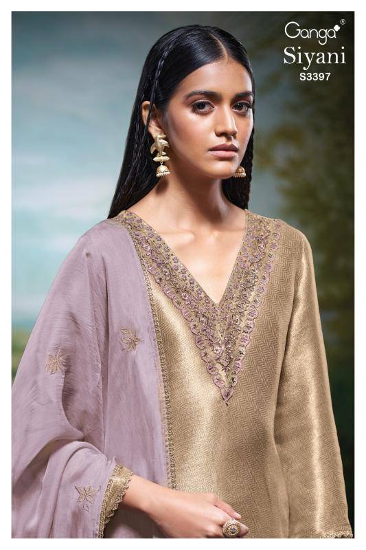 Ganga siyani 3397 Wholesale dress material market in Delhi