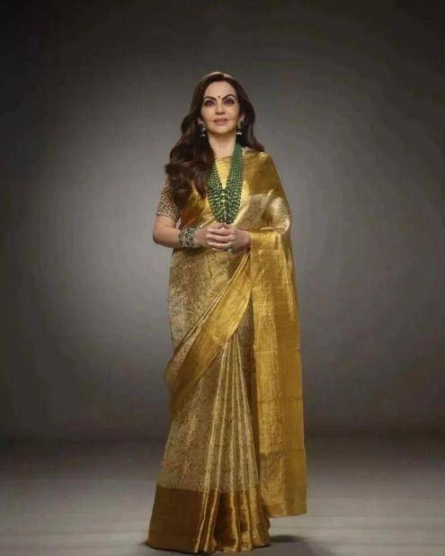 GC nita ambani special soft tissue silk Bridal saree wholesale market