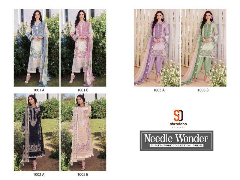 Sharaddha designer needle wonder vol 1 Wholesale dress market near me