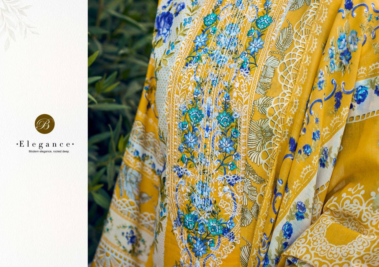 Belliza designer studio almarina vol 4 Fancy dress materials wholesale market in Kolkata