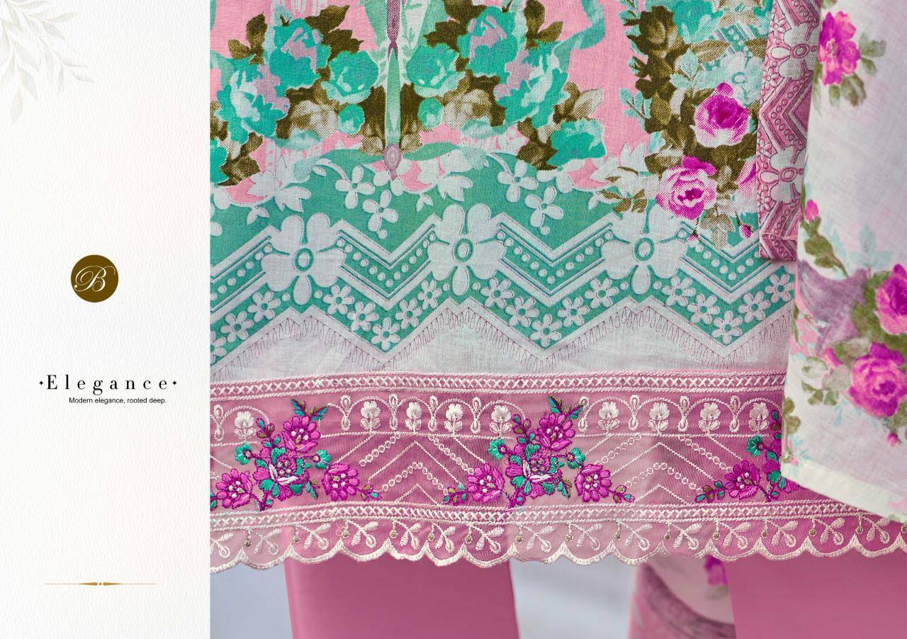 Belliza designer studio almarina vol 4 Fancy dress materials wholesale market in Kolkata