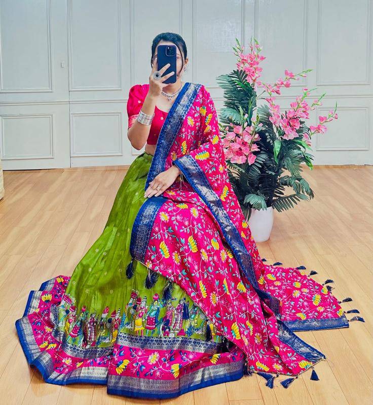 BARATI Tussar Silk Best Lehenga choli brands