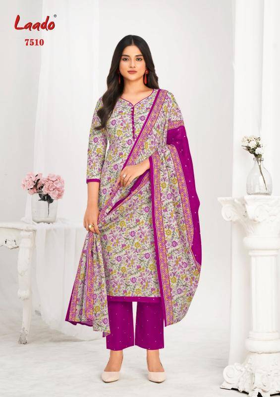 Laado print vol-75 Bulk dress material suppliers