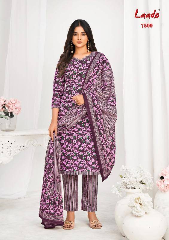 Laado print vol-75 Bulk dress material suppliers