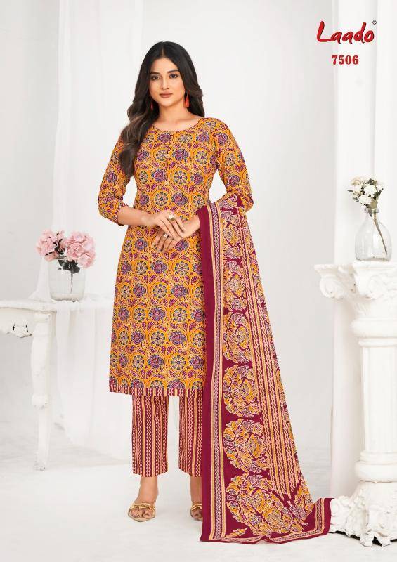 Laado print vol-75 Bulk dress material suppliers