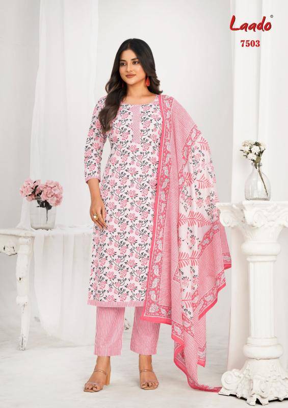 Laado print vol-75 Bulk dress material suppliers