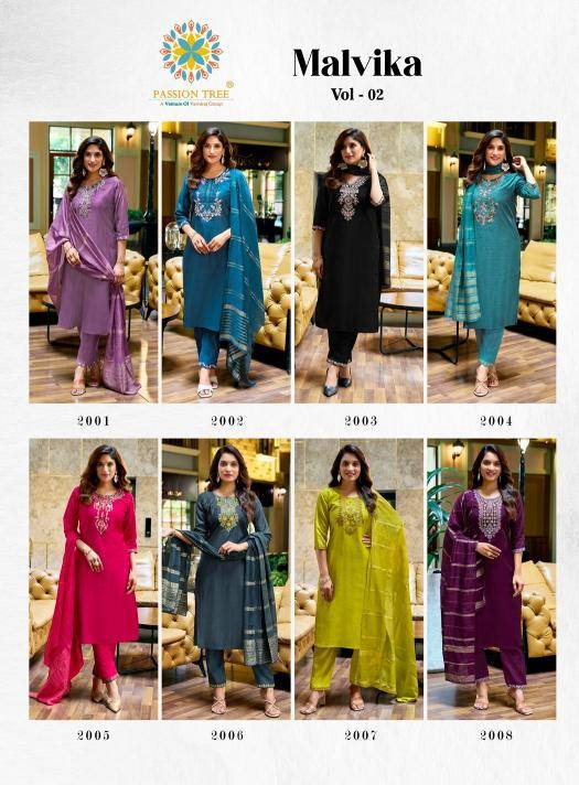 Passion tree malvika vol 2 Kurtis wholesale supplier
