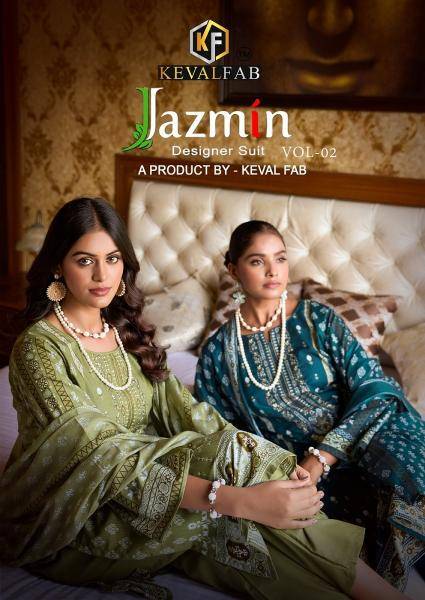 Keval jazmin vol-2 Dress material wholesalers