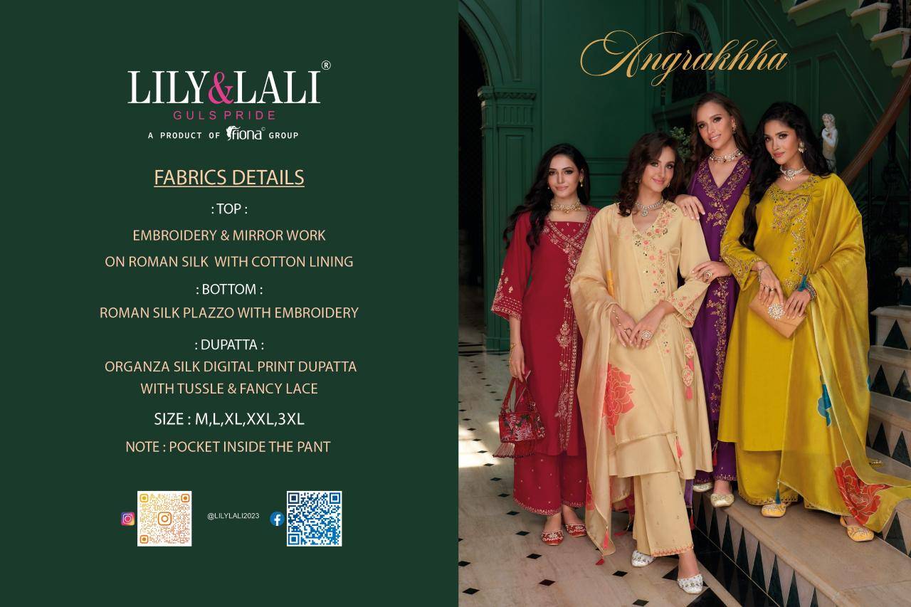 Lily & lali angrakhha Designer Kurtis wholesale