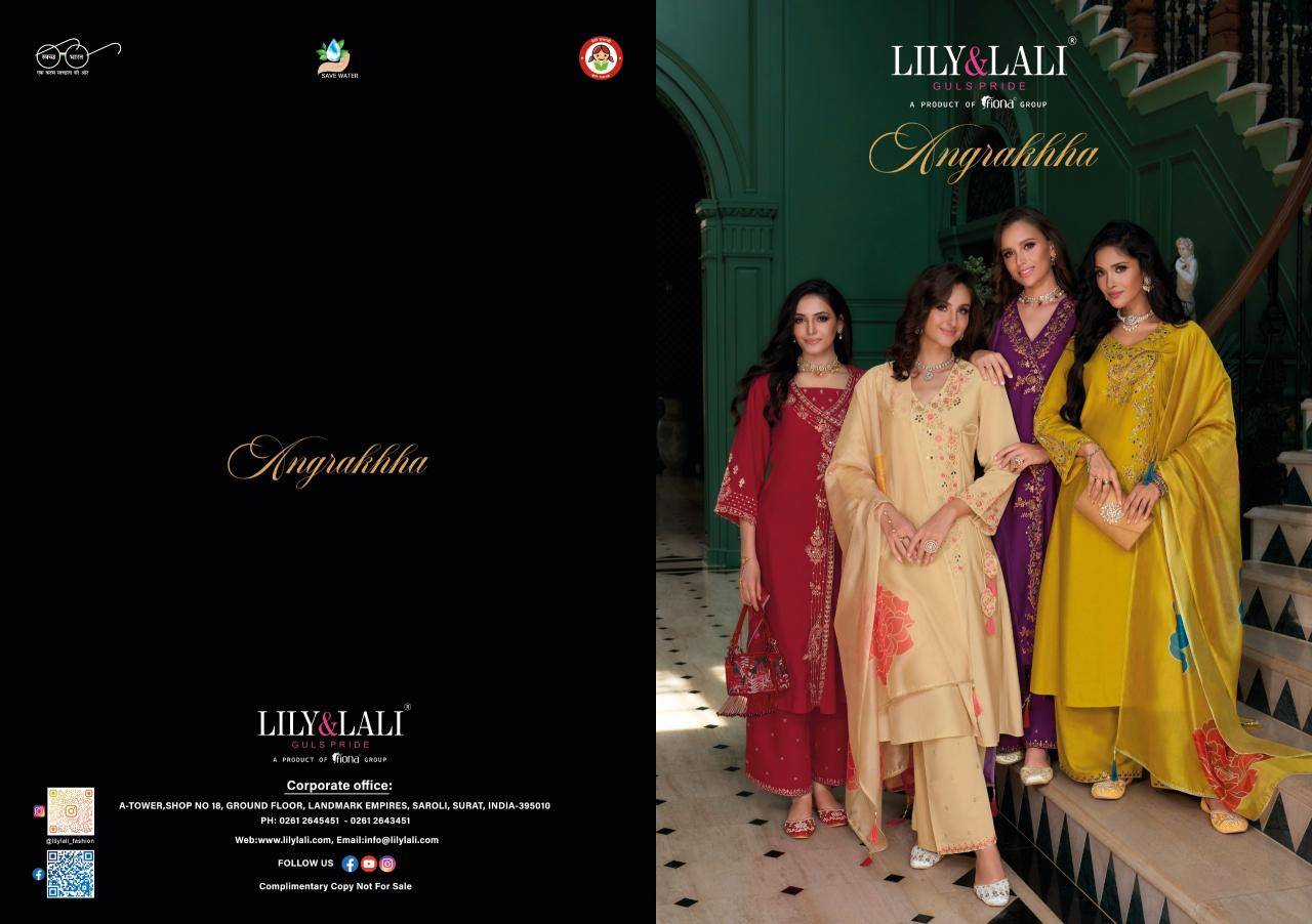 Lily & lali angrakhha Designer Kurtis wholesale