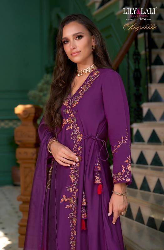 Lily & lali angrakhha Designer Kurtis wholesale