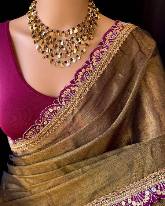 GC cotton tissue silk Saree wholesalers in India