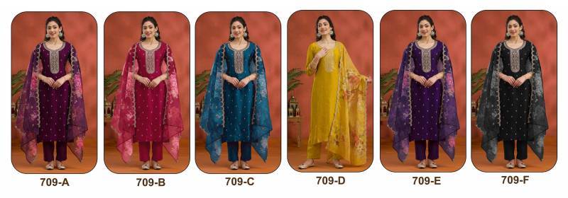 Kanak Super Hit 709 A To F Kurti wholesalers in Mumbai