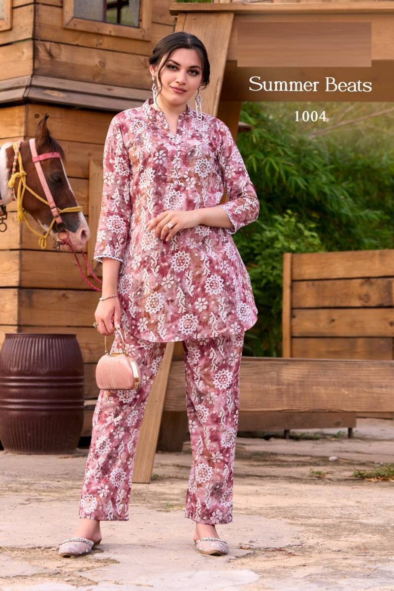 Summer Beats vol 3 Printed Co Ord Set Latest kurti designs in Mumbai
