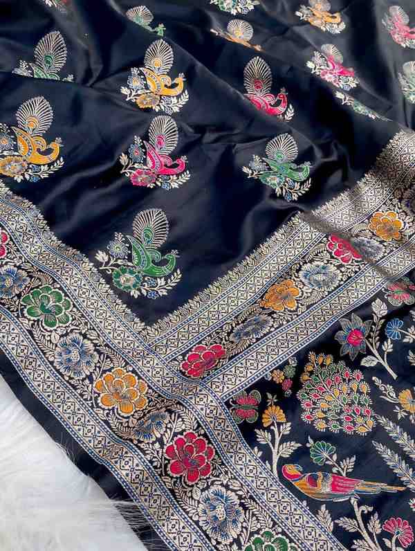 Kc 4025 Traditional Wear Satin Silk Best saree market in Kolkata