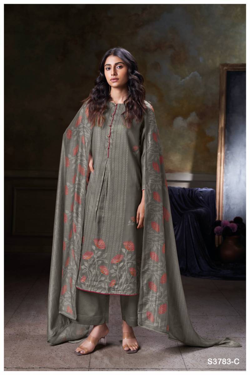 Ganga Kristi Cotton Satin Wholesale salwar kameez materials online