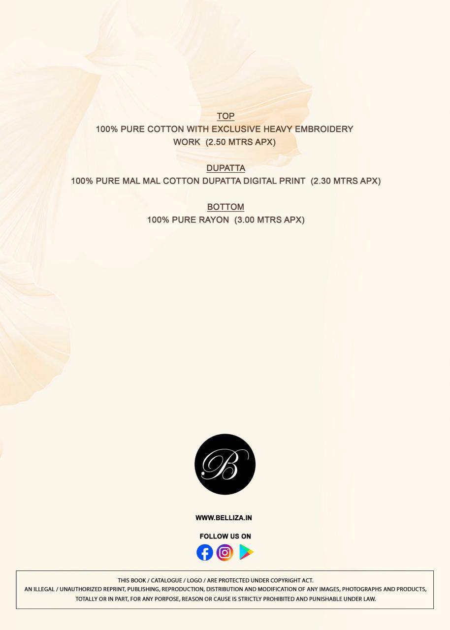 Belliza designer studio zarqash vol 7 Wholesale dress material suppliers in India