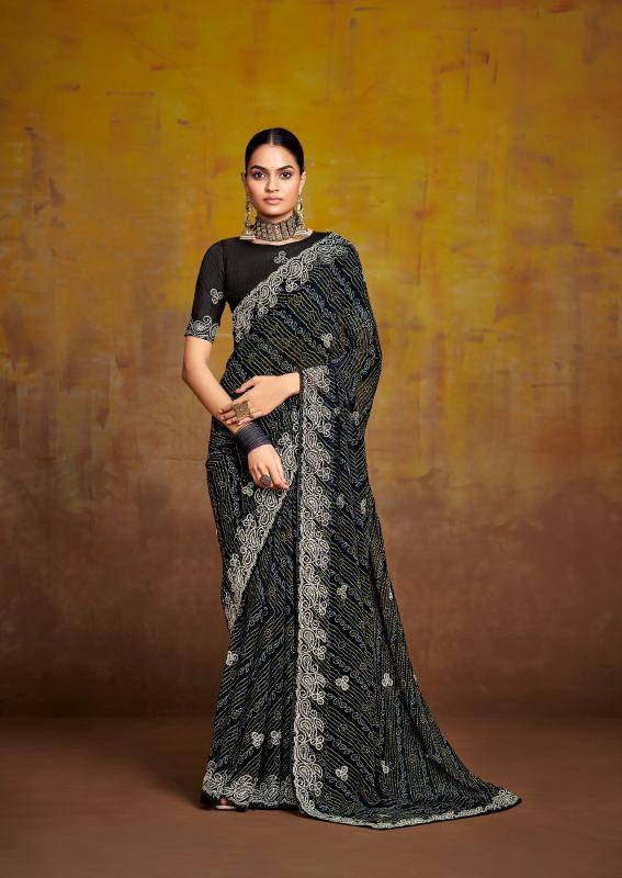 Stavan bindni georgette Wholesale saree dealers in Pune
