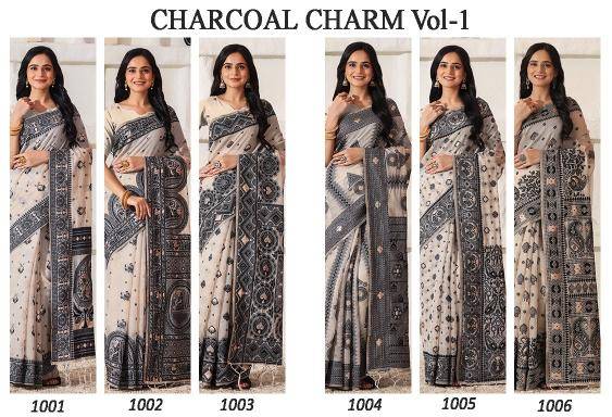 Astita CHARCOAL CHARM Saree wholesalers in Pune