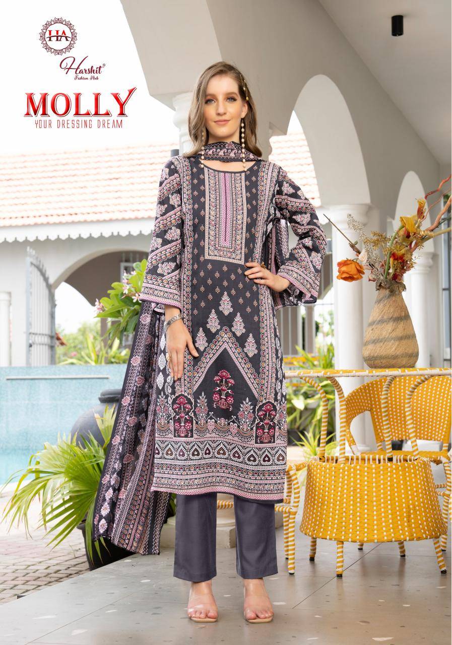 Alok suit molly Wholesale dress material suppliers in Ahmedabad