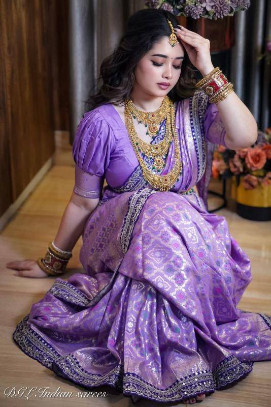 Akshara soft russian bandhej silk Saree wholesale shop in Kolkata
