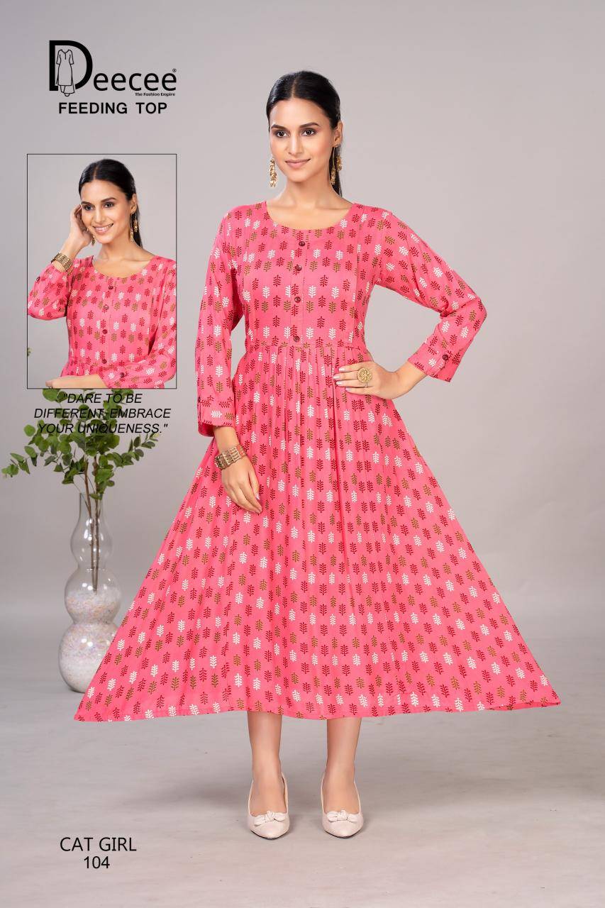 Deecee cat girl Latest kurti designs wholesale