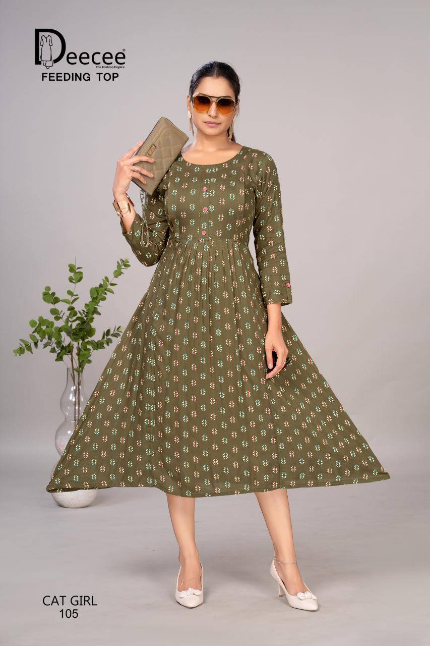 Deecee cat girl Latest kurti designs wholesale