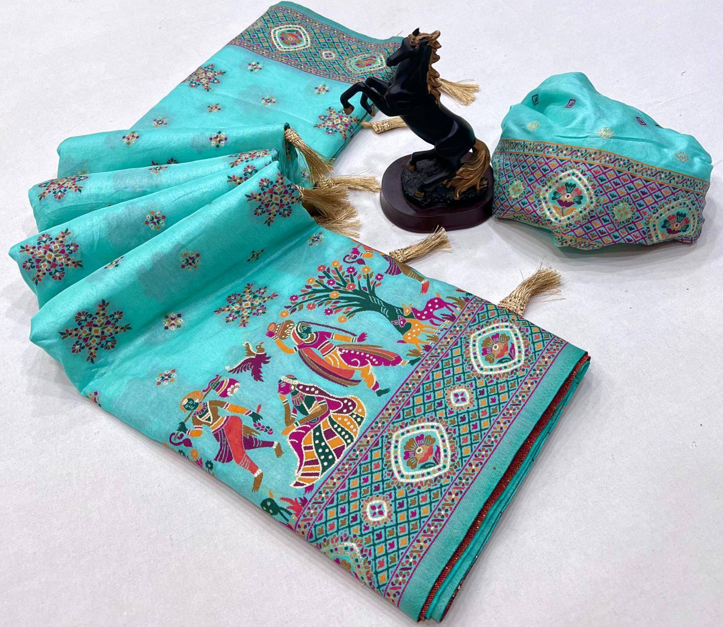 Malhar pashmina kashmiri silk Saree wholesale in Pune 