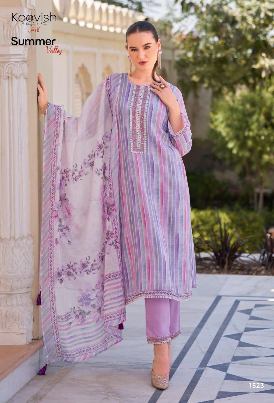 Kaavish summer valley Dress materials online