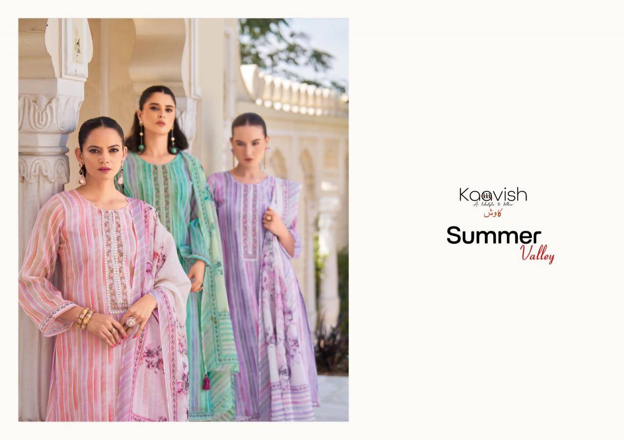 Kaavish summer valley Dress materials online
