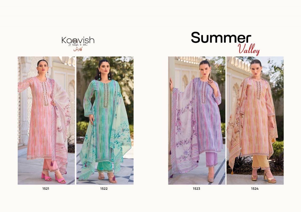 Kaavish summer valley Dress materials online