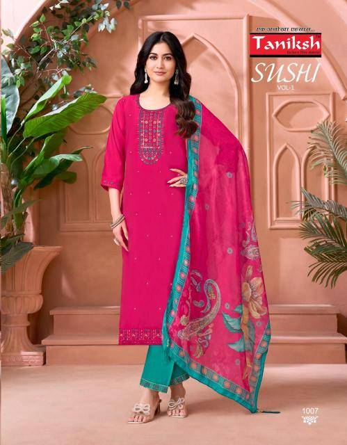 Taniksh sushi vol 1 Kurti manufacturers in Surat