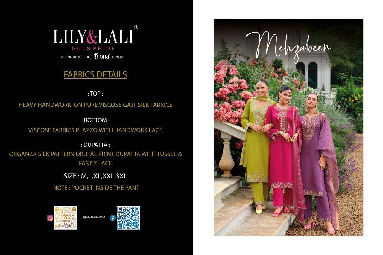Lily & lali mehzabeen Kurti suppliers in Surat