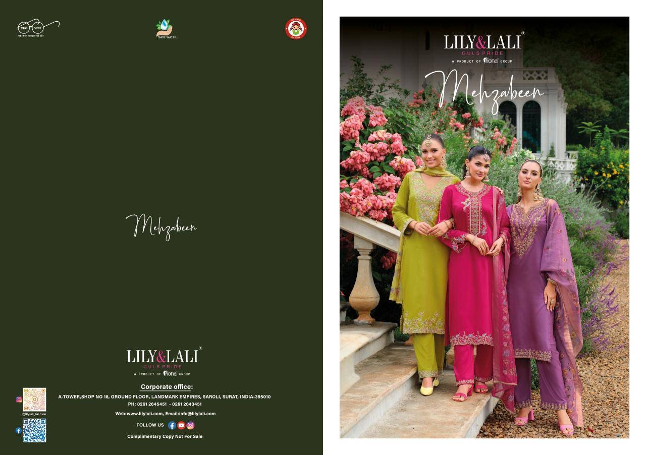 Lily & lali mehzabeen Kurti suppliers in Surat