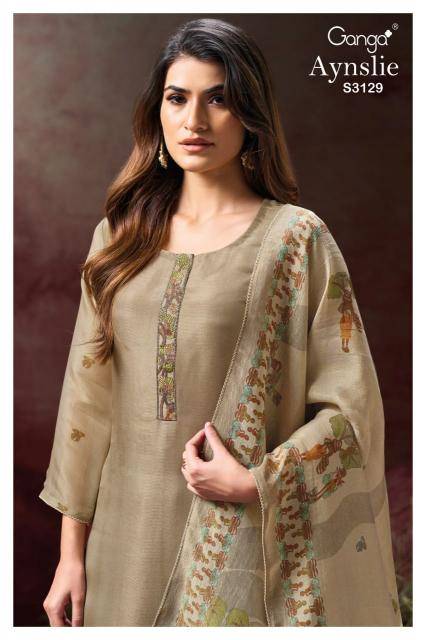 Ganga aynslie 3129 Wholesale dress materials in Bangalore