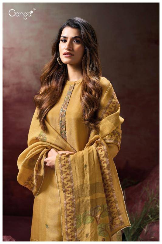 Ganga aynslie 3129 Wholesale dress materials in Bangalore